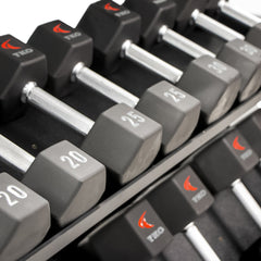 3-Tier Horizontal Dumbbell Rack W/Oval Tubing