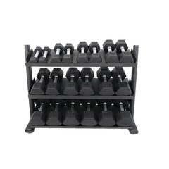 3-TIER SHELF DUMBBELL RACK