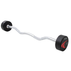 Round Fixed Curl Bar 20-110 LB. Set  (Urethane)