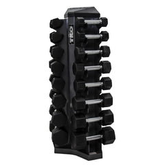 TKO 8 PAIR VERTICAL DUMBBELL RACK (Black)