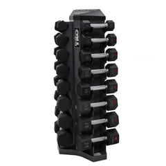 TKO 8 PAIR VERTICAL DUMBBELL RACK (Black)