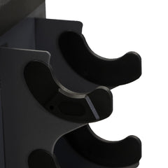 TKO 8 PAIR VERTICAL DUMBBELL RACK (Black)