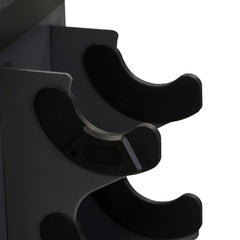 TKO 8 PAIR VERTICAL DUMBBELL RACK (Black)