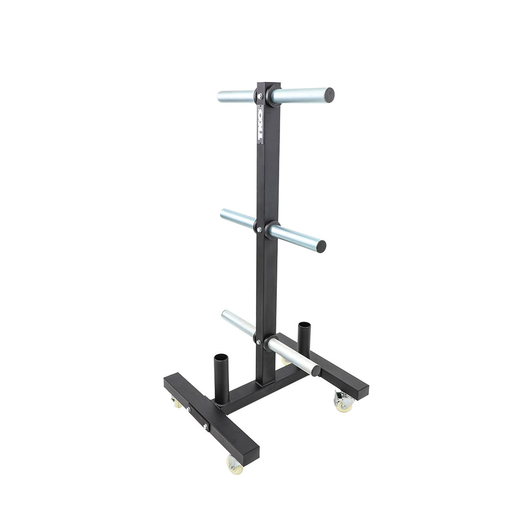 BUMPER PLATE RACK W/ WHEELS – TKO Strength & Performance