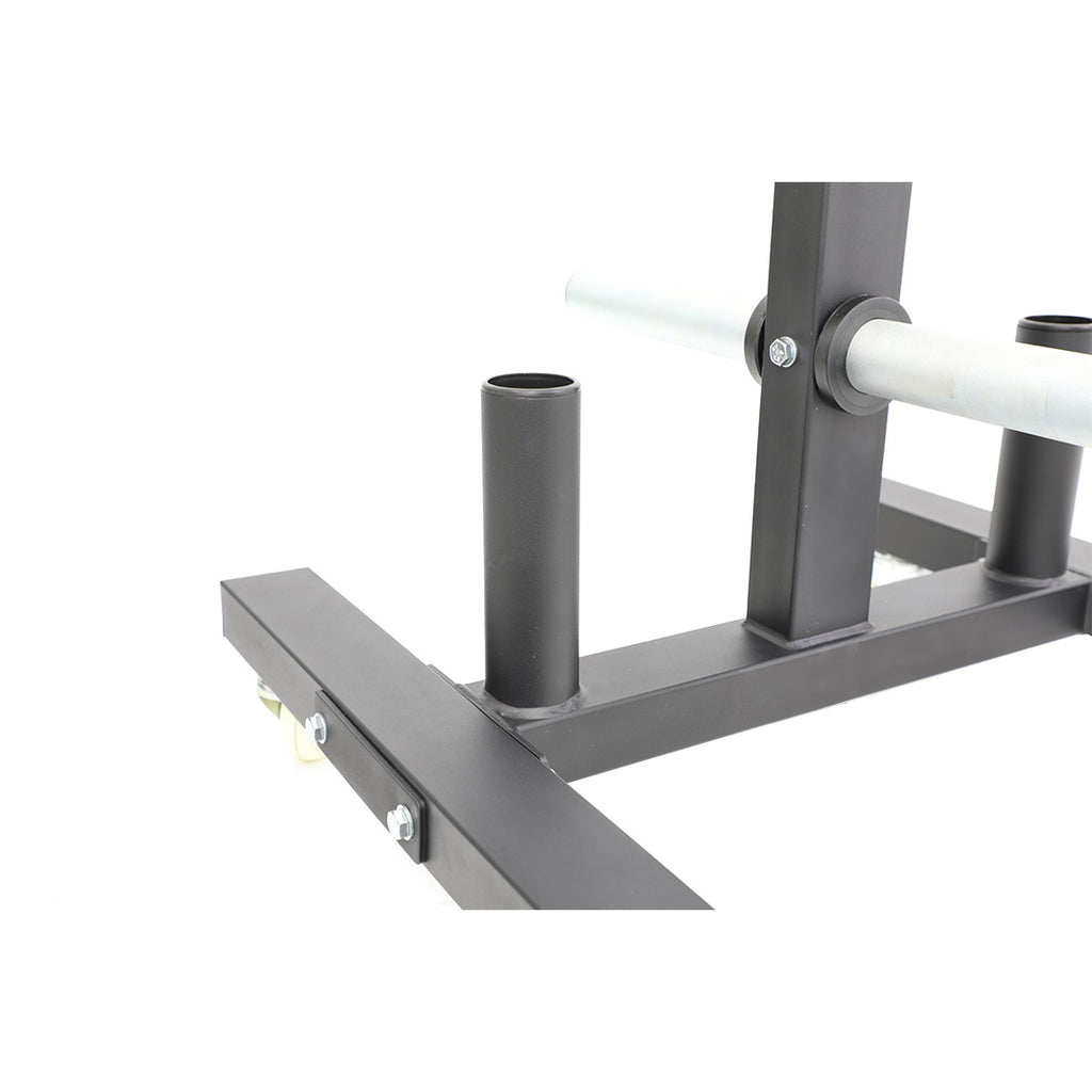BUMPER PLATE RACK W/ WHEELS – TKO Strength & Performance