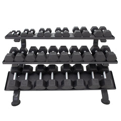 3-Tier Horizontal Dumbbell Rack
