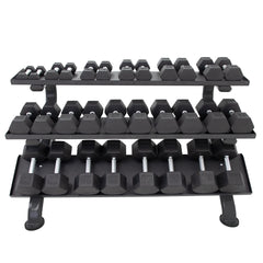 3-Tier Horizontal Dumbbell Rack
