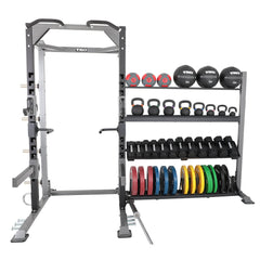 HALF RACK W/STORAGE