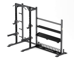 HALF RACK W/STORAGE