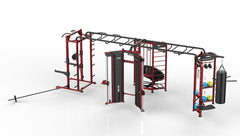 Functional Trainer+Boxing+Rebounder+Power Rack Station