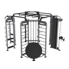 Functional Trainer+Rebounder+Stretch+Power Rack Station