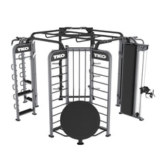 Functional Trainer+Rebounder+Stretch+Power Rack Station