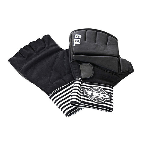 TKO - Gants de course en cuir synthetique à paume renforcée